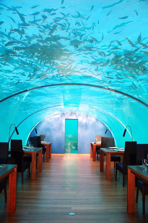ithaa underwater restaurant rangali island