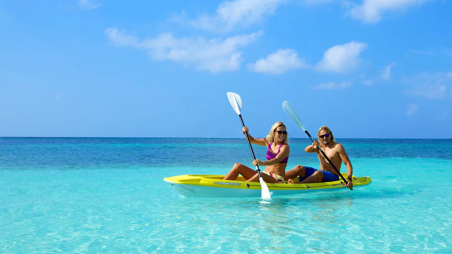 kayaking in maldives