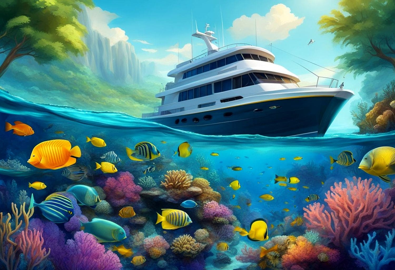 Liveaboard Diving in Maldives illustration