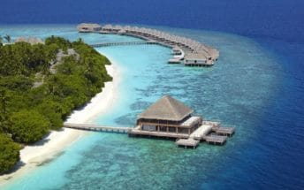 dusit thani maldives resort aerial2