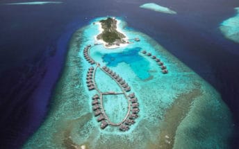 jumeirah vittaveli resort aerial