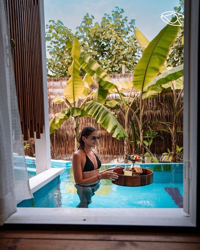 Oaga art resort villa with private pool