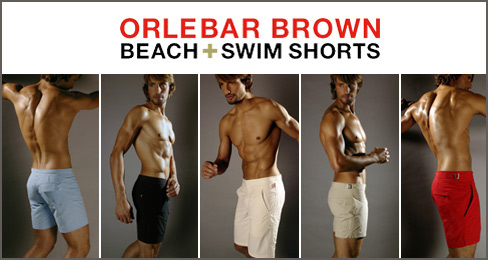 Orlebar Brown beach swim shorts