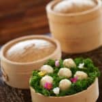 steamed dumplings at ufaa