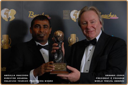 Maldives named "World's Most Romantic Destination" 1 World Travel Awards